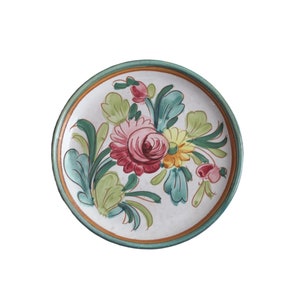 Wall Art Hanging Plate / Pottery Plate Wall Decoration / Vintage Home Decoration