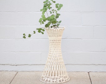 Vintage Mid Century Spun Fiberglass Plant Stand, Russell Woodard Style
