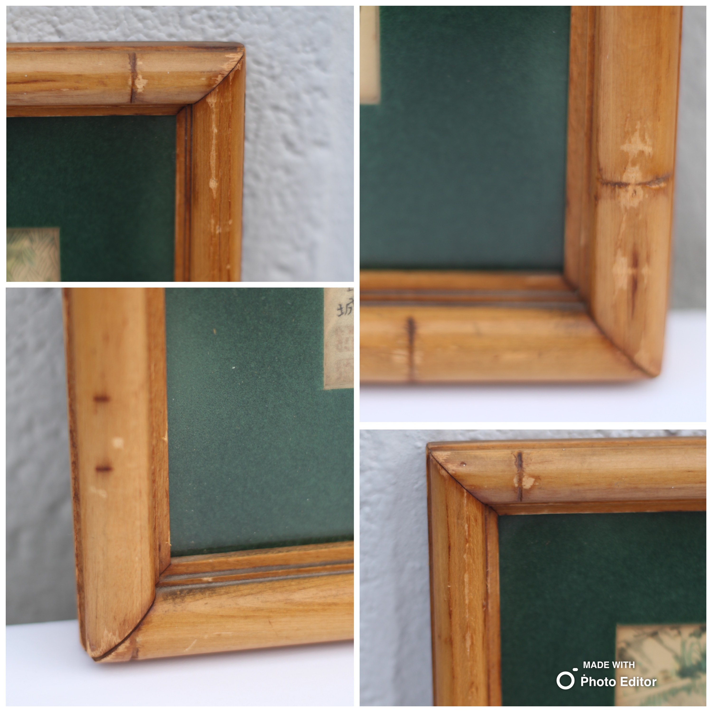 Vintage Japanese Woodblock Print Frame Wall Art Hanging / Etsy