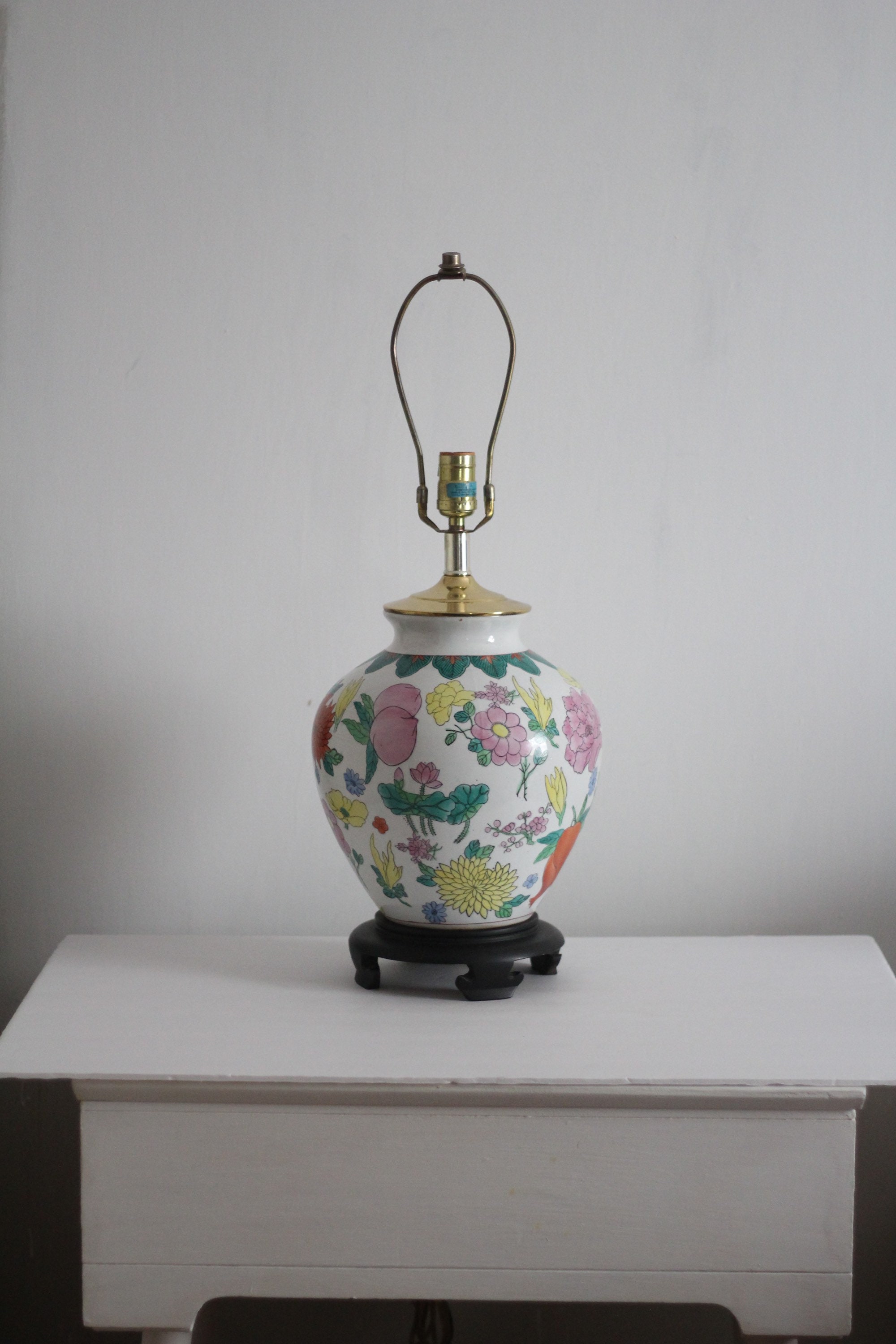 Antique chinese ginger jar lamps deals