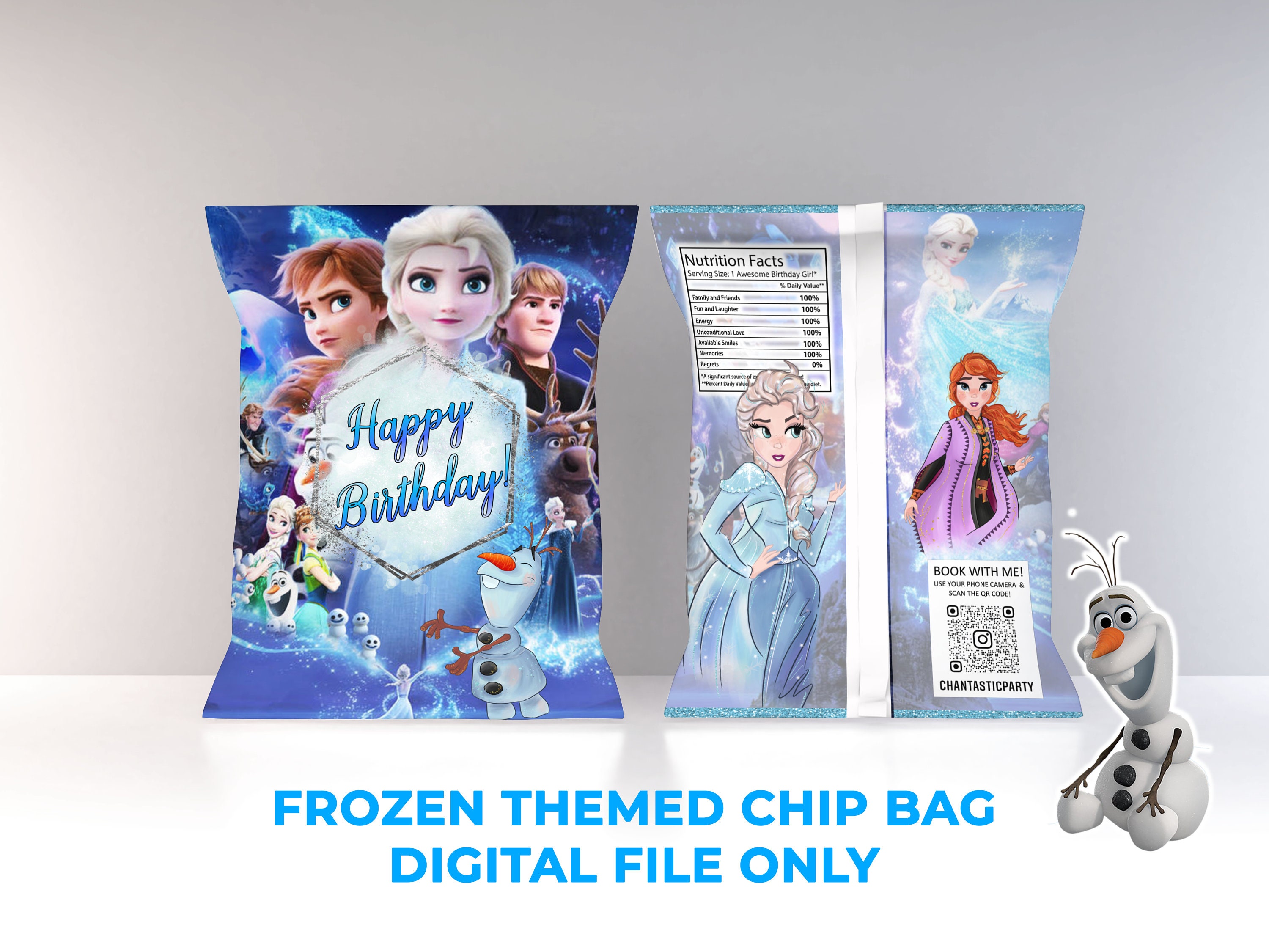 FROZEN CHIP BAGS  Perfect Pair Beauties