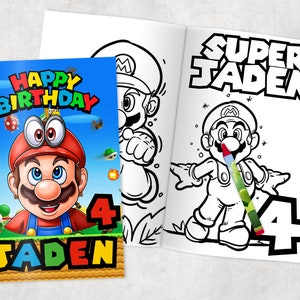 Super Mario Coloring Book & Post Cards coloring Selection Premium  Characters