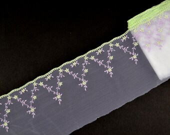 Stretch lace, floral pattern, elastic tulle, lingerie 3920