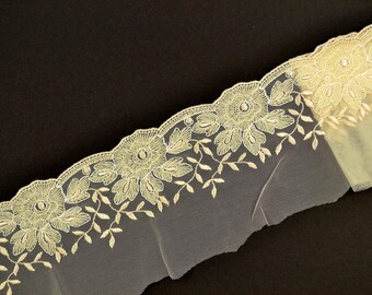 Stretch Lace, Romantic Lace, Flower Lace, Lace Trim 5381