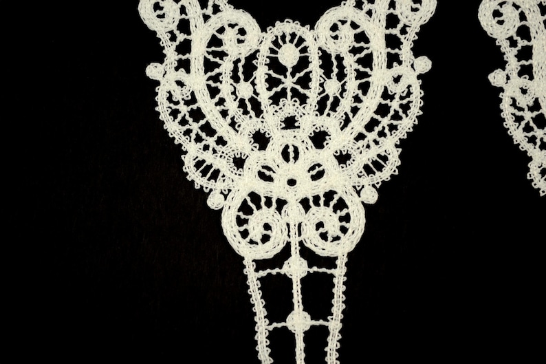 Guipure appliques cream patches decorative appliques clothing patches wedding accessories 3197.