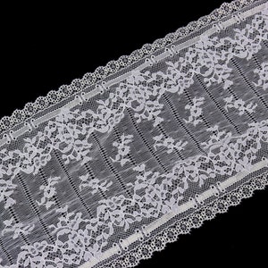 White Lace, Lace Trim, Lingerie, Bralette, Sewing, Lingerie Sewing, Doll Clothes, Fabric Lace 1Yard