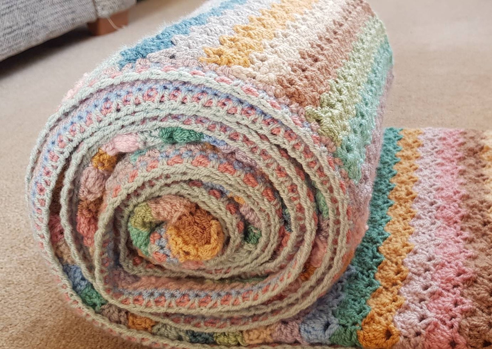 Crochet Afghan Blanket Twin Bed Blanket Double Bed Blanket Etsy