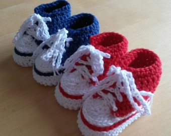 Crochet Baby Booties, baby high top booties, baby shoes, pram, shoes, crib shoes, baby sneakers, baby shower gift, new baby gift