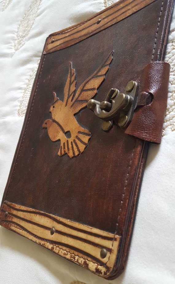 Handmade Tooled Leather Tablet Case - image 2