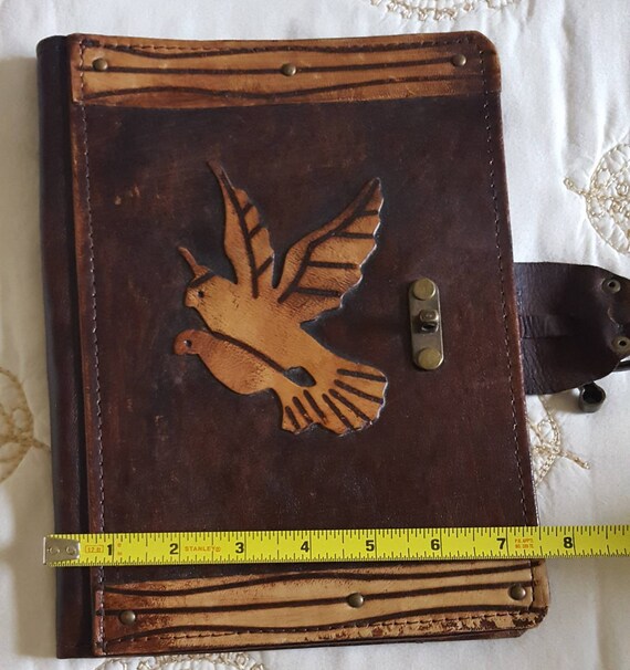 Handmade Tooled Leather Tablet Case - image 9