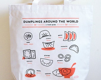 PRE-ORDER - Dumplings Around the World Tote Bag