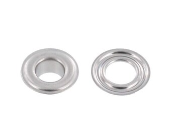 Gold or Silver 6.35mm Choose The Kit or Refill Package Dritz Eyelet Kit 14 Large with Attach Tool 12 pieces