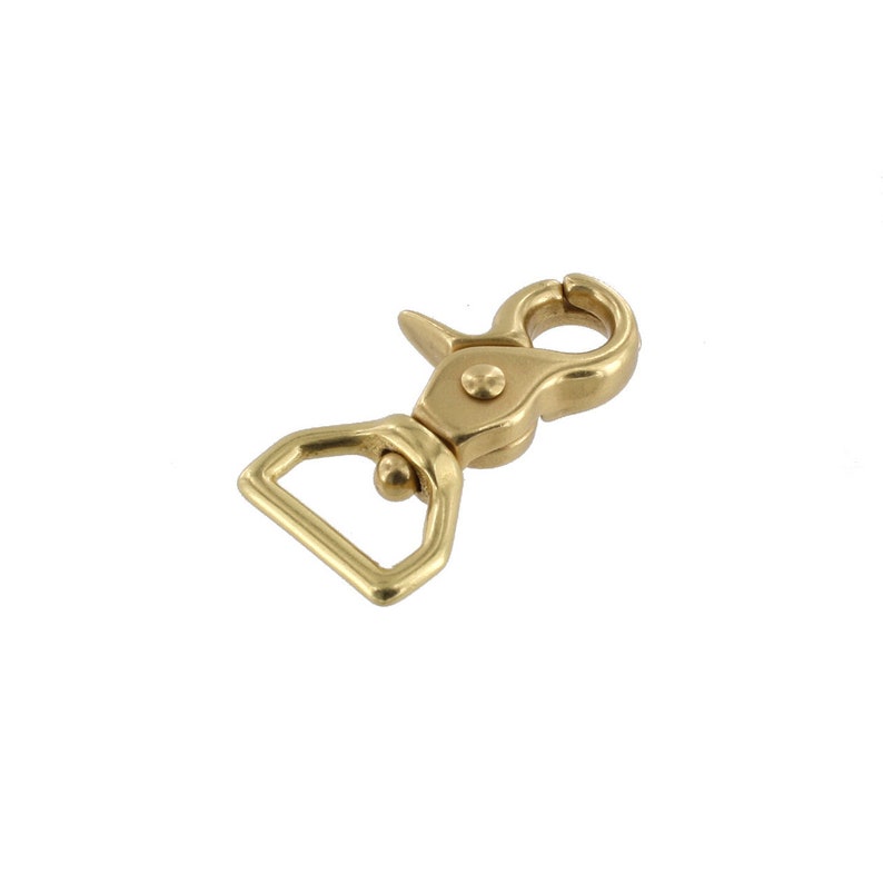 Solid Brass-LL Mini Swivel Trigger Snap 3008A 3/4 Antique Brass Solid Brass-LL Mini Swivel Trigger Snap 3008A 3/4 Antique Brass