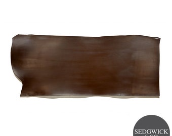 Sedgwick English Bridle Leather, Bend, 9-10oz, Choco
