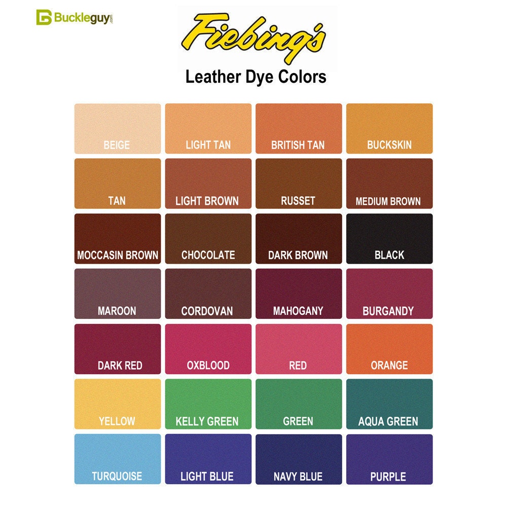 Fiebing's Leather Dye - 4oz (Cannot Ship to CA, HI, AK and International)