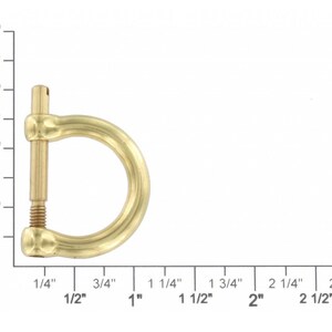 2014 Natural Brass, D-Ring, Solid Brass-LL Bild 11