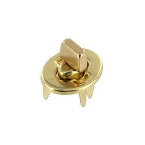 3016 Natural Brass, Turn Lock, Solid Brass-LL (four piece set)