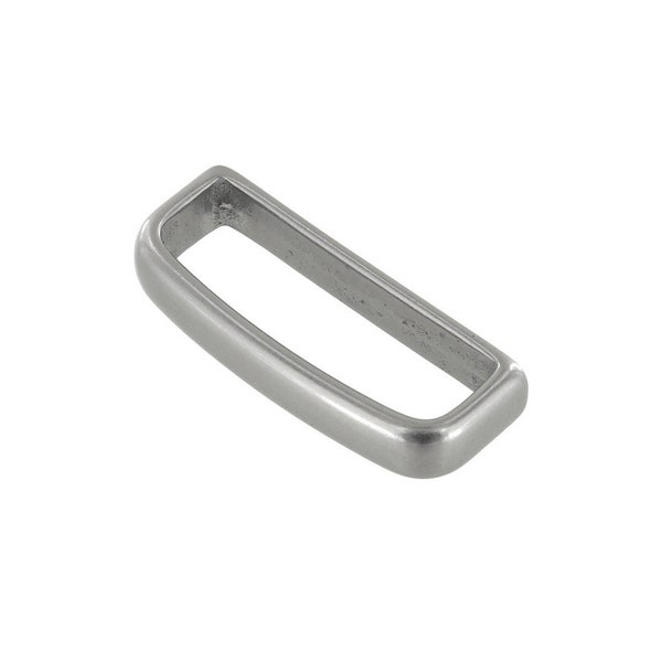 B9337 1 1/2" Nickel Matte, Belt Loop, Solid Brass-LL