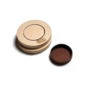 Molde húmedo para cuero (DIY), bandeja circular de cuero de 4", juego de 3 piezas