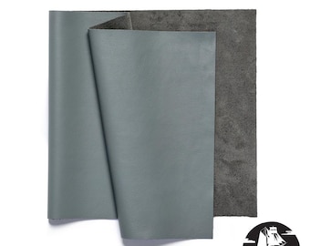 Newbury Leathers, Italian Nappa, Panel, Gray