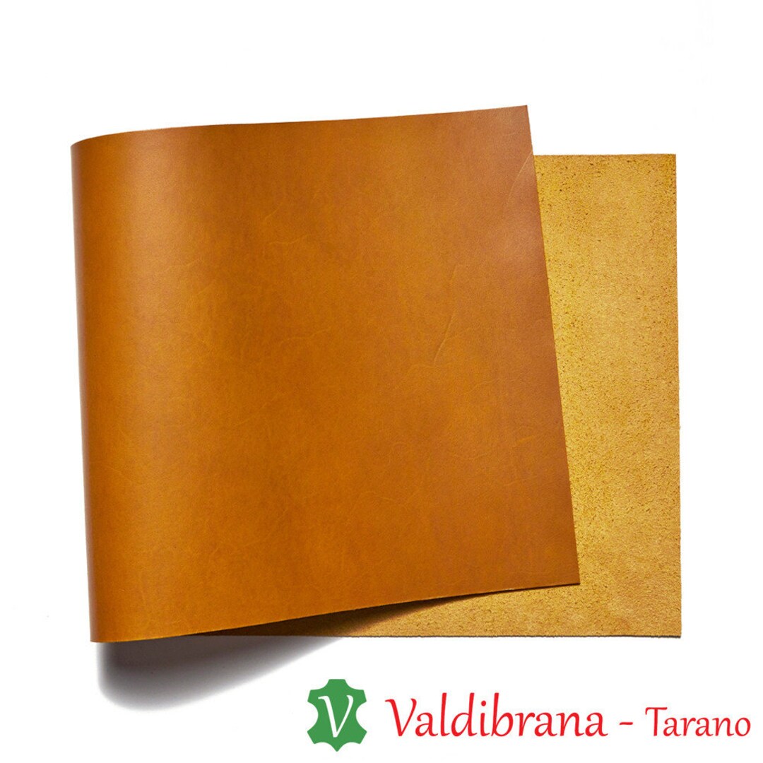Valdibrana Conceria, Tarano, Italian Vachetta Leather, Panel, Tan 