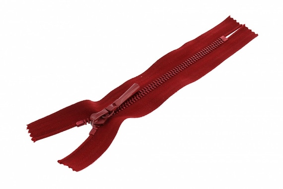Eloxal 6 Riri Zipper, Closed End, Aluminum Teeth (red Rust