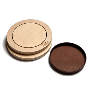 Molde húmedo para cuero (DIY), bandeja circular de cuero de 8", juego de 3 piezas
