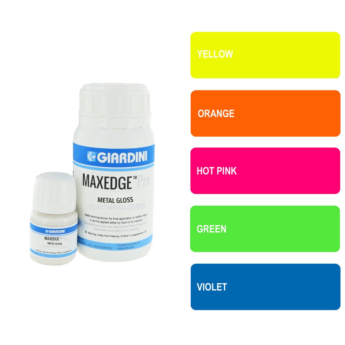 Giardini Fluorescent Italian Edge Paint 5 Colors 2 Sizes Etsy