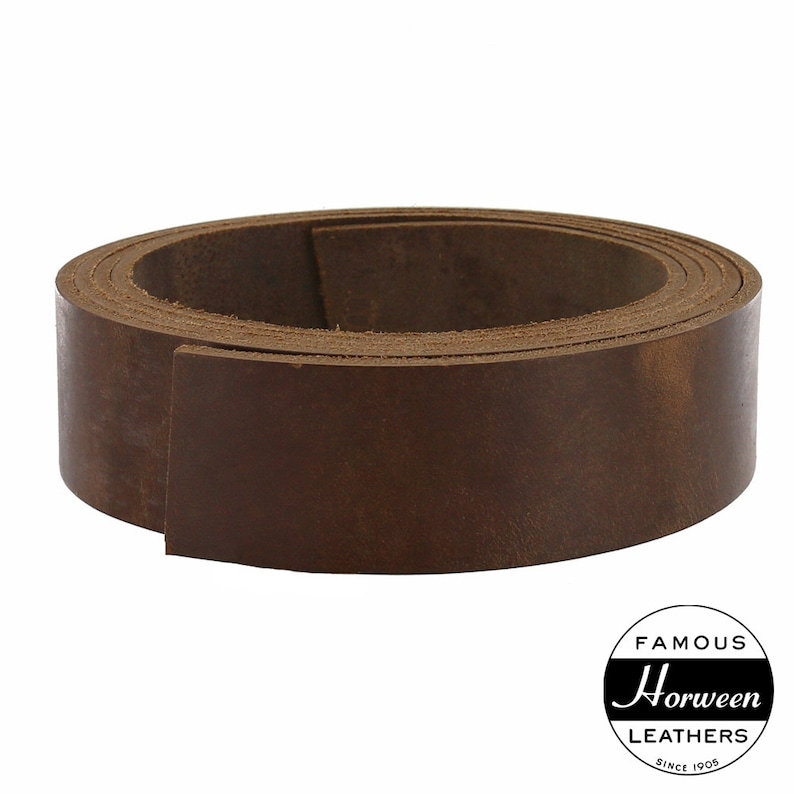 Horween Chromexcel Leather Strap Natural 89oz 55 to 60 Long 1