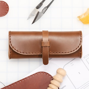 Kit de funda de cuero para gafas DIY
