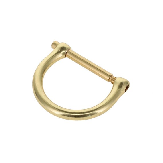 2014 Natural Brass, D-Ring, Solid Brass-LL
