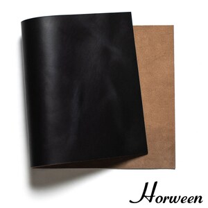 Panel de cuero Horween Chromexcel, azul marino oscuro