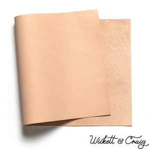 Wickett & Craig 'American Vachetta' Leather, Panel, Natural