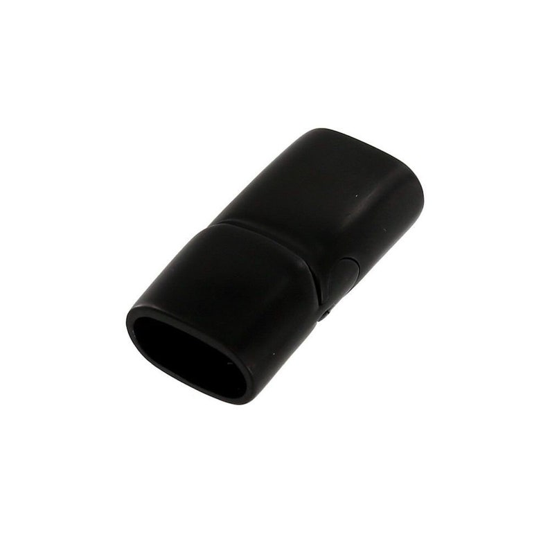 PVD Black Matte B9001 Hole 12.2 x 6.5mm Stainless Steel Magnetic Bracelet Clasp