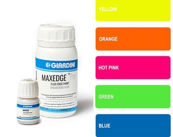 Giardini Fluorescent Italian Edge Paint, 5 Colors, 2 Sizes