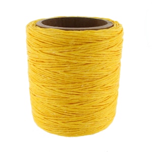 Maine Thread, Twisted Waxed Cord, 70 yard spool, White 