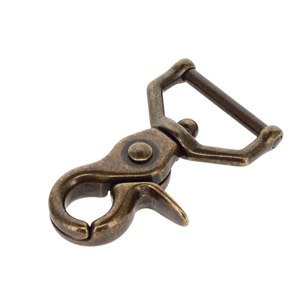 C5637 1インチ アンティーク真鍮、取り外し可能なピン付き回転トリガー