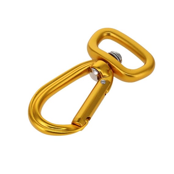 C5830 Gold Semi-matte, Non Lock Swivel Carabiner, Aluminum - Etsy