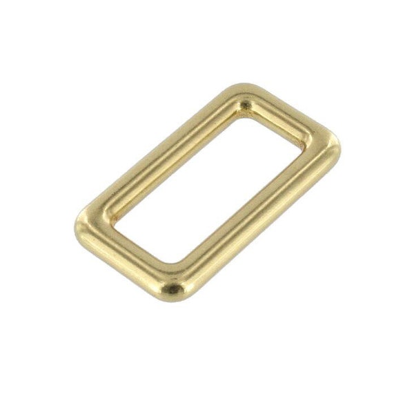 B7097 Natural Brass, Single Loop, Solid Brass-LL, Multiple Sizes