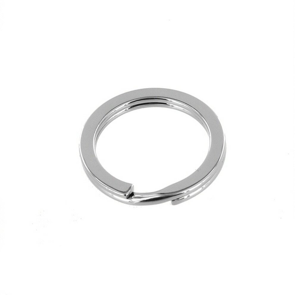Stainless Steel Flat Split Key Ring