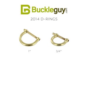 2014 Natural Brass, D-Ring, Solid Brass-LL Bild 12