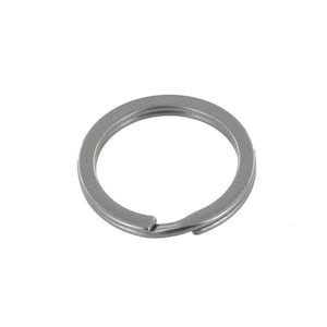 B2020 1インチ (26 mm) ニッケルマット、キーリング、ソリッドアイアン