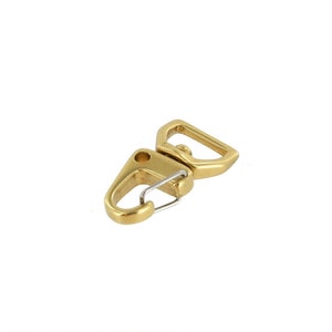 C5240 1/2&quot; Natural Brass, Swivel Lever Snap, Flat Base, Solid Brass-LL