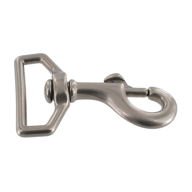 Solid Brass 3600 1 12 Nickel Matte Swivel Lever Snap