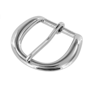 N. 5 Fibbia per barra del tallone in nichel, ottone massiccio-LL, varie misure