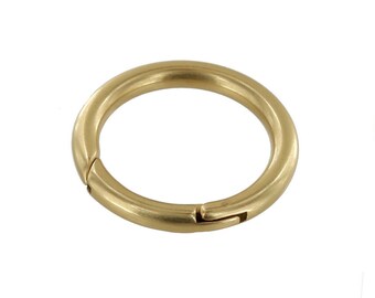 B9431 Natural Brass, Spring Gate O-ring, Solid Brass-ll, Multiple