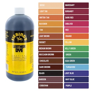 Tinte para cuero Fiebing's - 32 oz (No se realizan envíos a CA, HI, AK ni al extranjero)