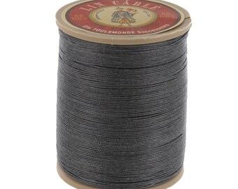 Fil Au Chinois Lin Cable, Waxed Linen Thread, Slate (872)