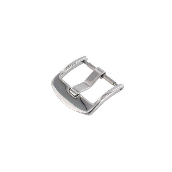 WB1064 Watch Buckle, Polished Stainless Steel