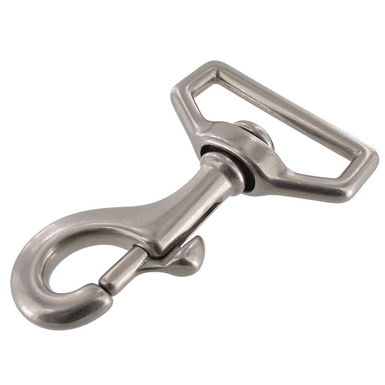 Solid Brass 3600 1 12 Nickel Matte Swivel Lever Snap